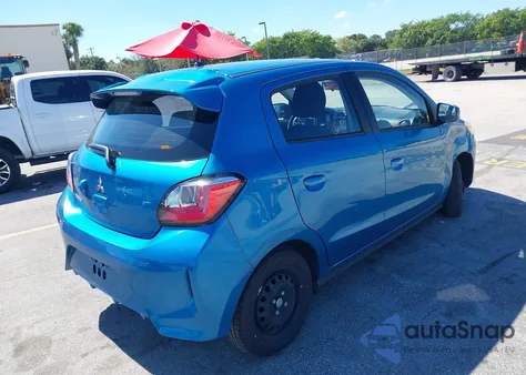 2024 Mitsubishi Mirage Es/Le из США, поврежденный, VIN ML32AUHJ2RH025297